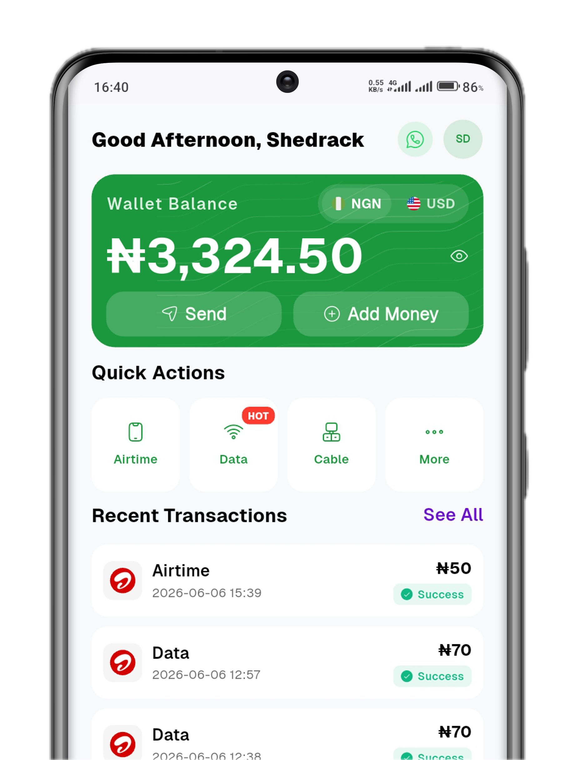 App Dashboard